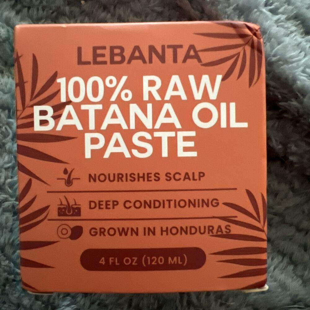 Lebanta 100% Raw Batana Oil Paste for Hair Growth 4 oz Exp 8/27 NIB